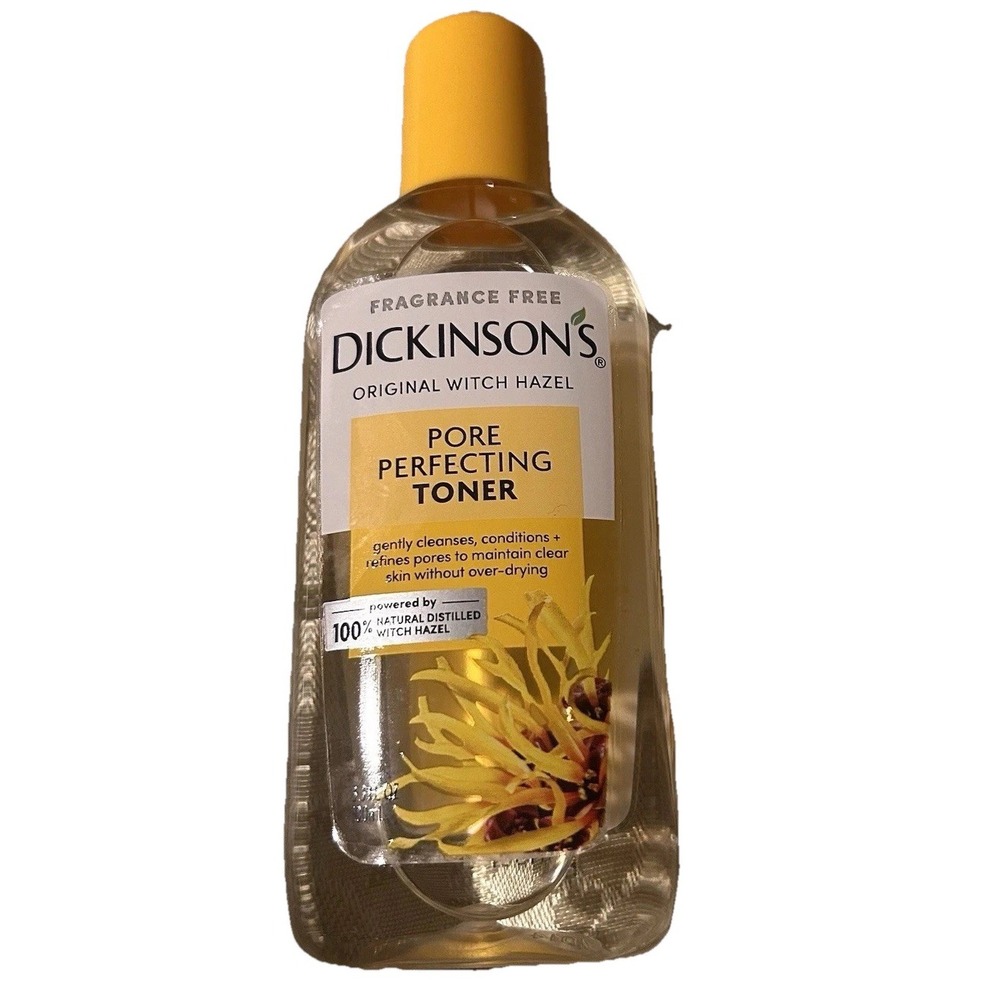 4 Dickinson Original Witch Hazel Pore Perfecting Toner Travel Size 3.3 Oz- Lot 4
